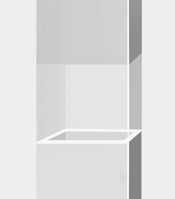 Steel foundation Vinyl fence post