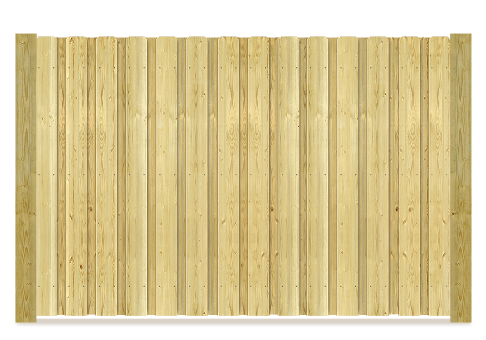 Frankfort IN board on board wood fence