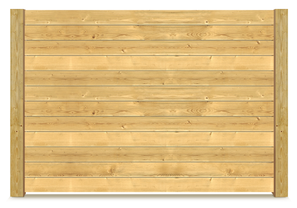 Noblesville IN horizontal style wood fence