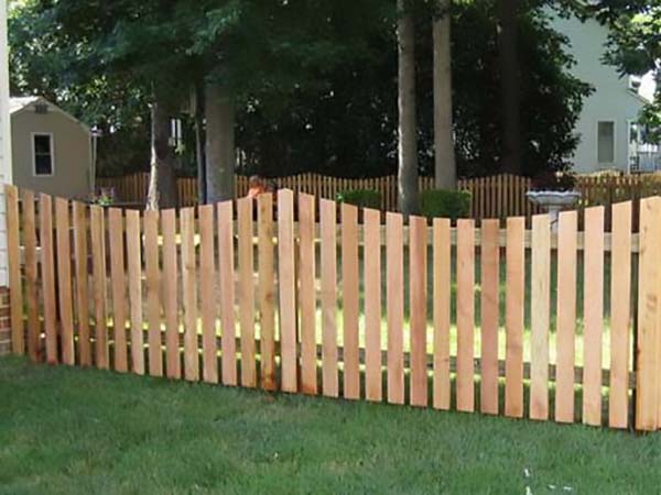 Kokomo Indiana Wood Picket Fence